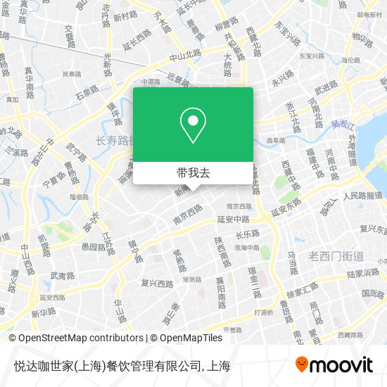 悦达咖世家(上海)餐饮管理有限公司地图