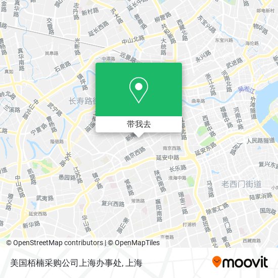 美国栢楠采购公司上海办事处地图