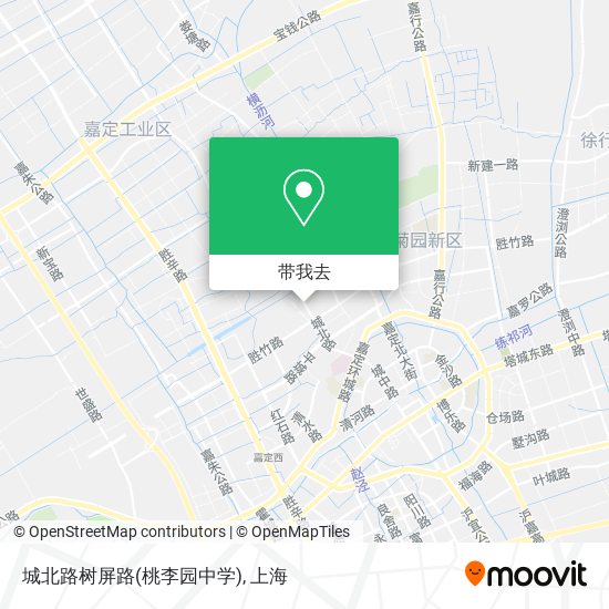 城北路树屏路(桃李园中学)地图