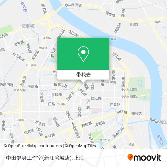 中田健身工作室(新江湾城店)地图