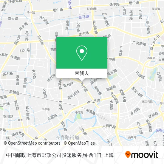 中国邮政上海市邮政公司投递服务局-西1门地图