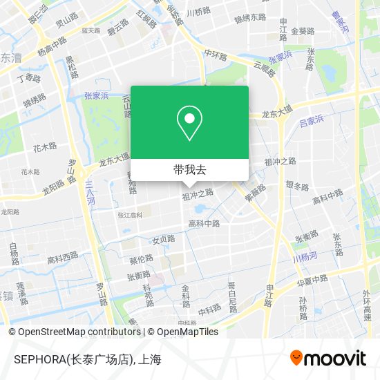 SEPHORA(长泰广场店)地图