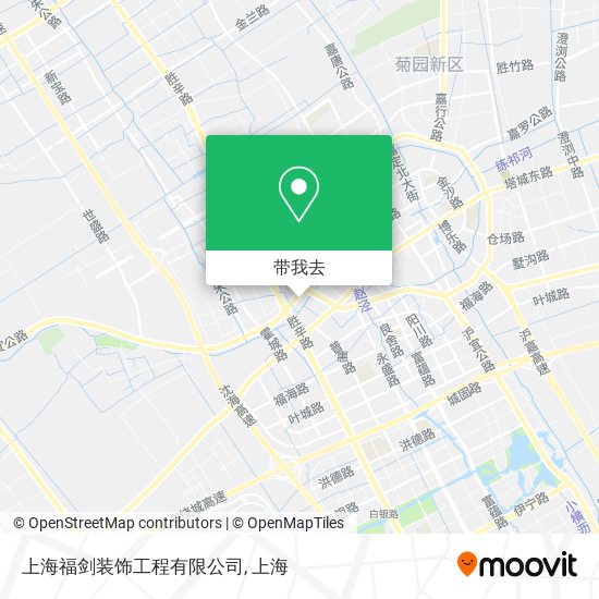 上海福剑装饰工程有限公司地图
