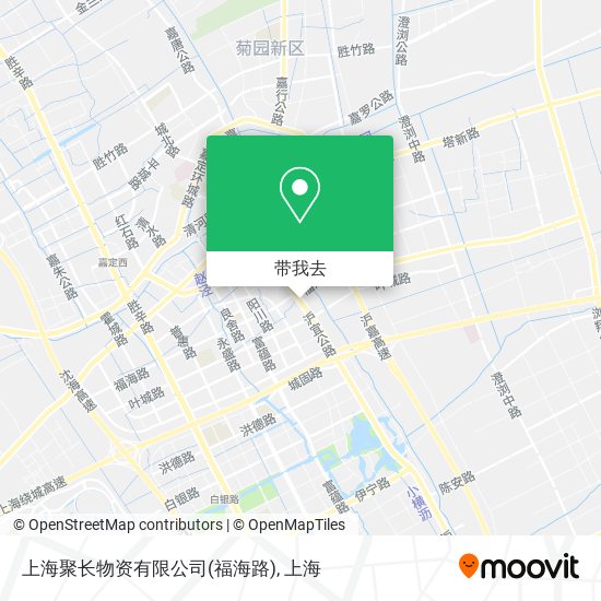 上海聚长物资有限公司(福海路)地图