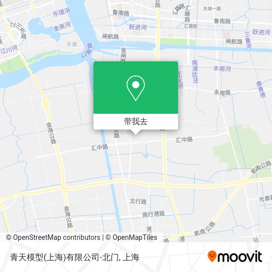 青天模型(上海)有限公司-北门地图