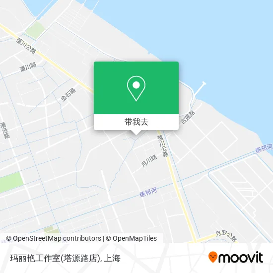 玛丽艳工作室(塔源路店)地图