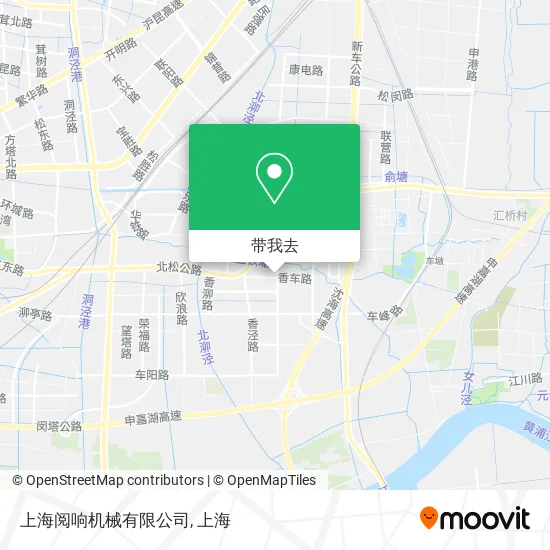 上海阅响机械有限公司地图