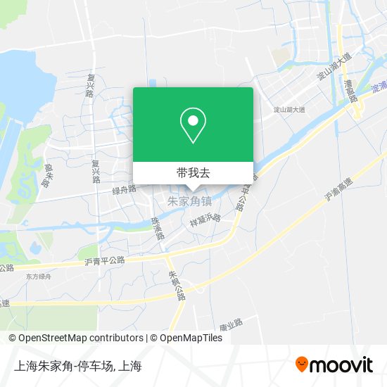 上海朱家角-停车场地图
