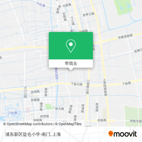 浦东新区盐仓小学-南门地图