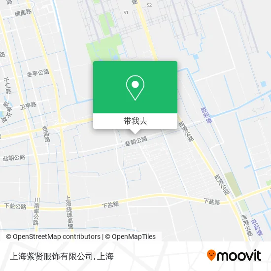 上海紫贤服饰有限公司地图