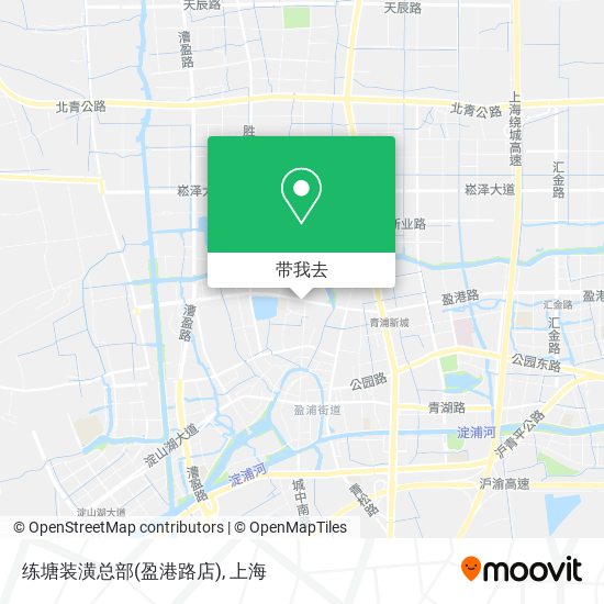练塘装潢总部(盈港路店)地图