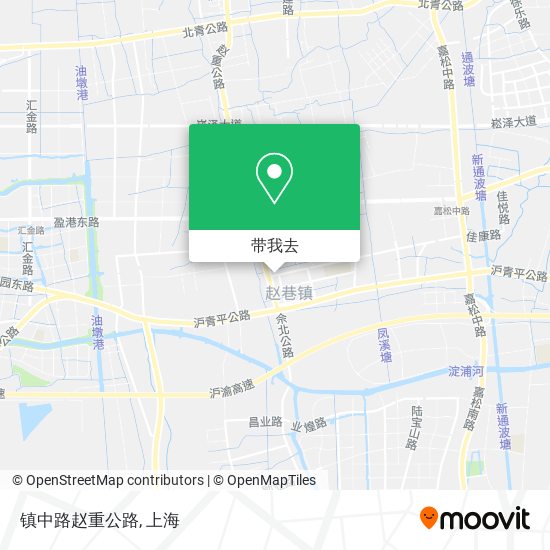 镇中路赵重公路地图