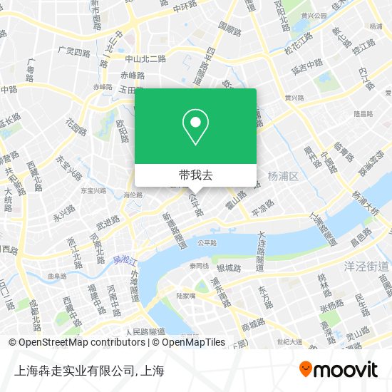 上海犇走实业有限公司地图