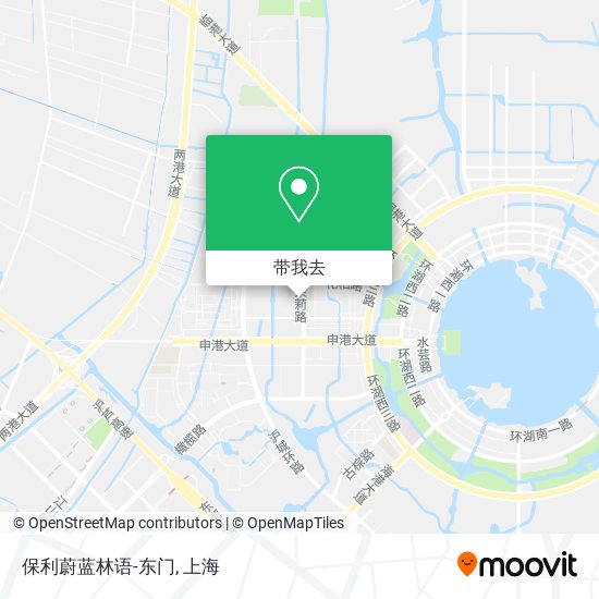 保利蔚蓝林语-东门地图