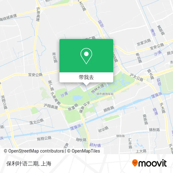 保利叶语二期地图