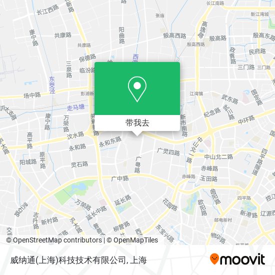 威纳通(上海)科技技术有限公司地图