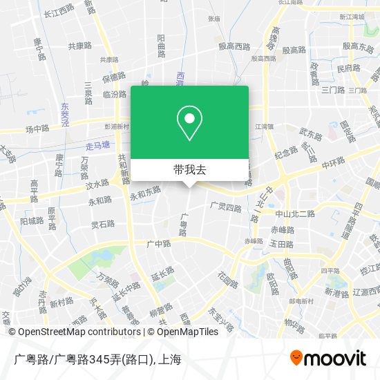 广粤路/广粤路345弄(路口)地图