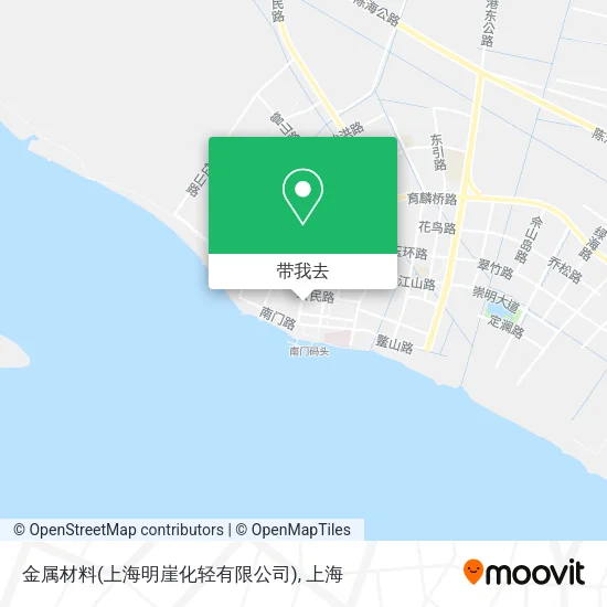 金属材料(上海明崖化轻有限公司)地图