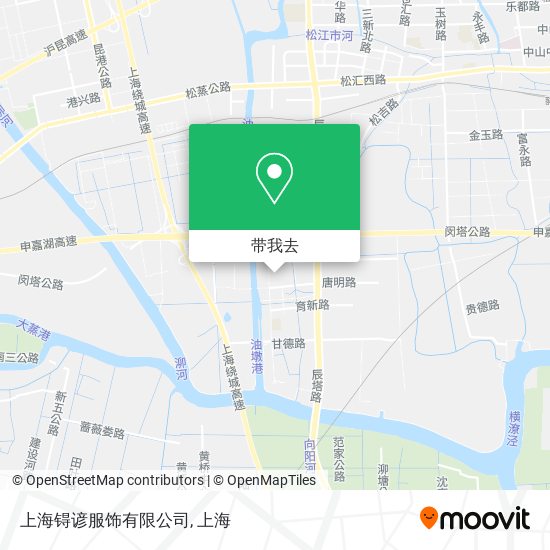 上海锝谚服饰有限公司地图