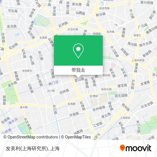 发美利(上海研究所)地图