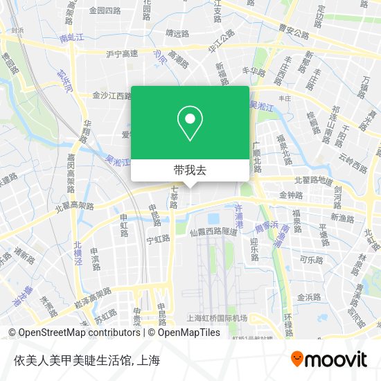 依美人美甲美睫生活馆地图