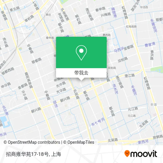 招商雍华苑17-18号地图