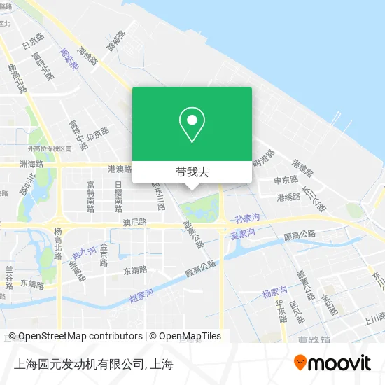 上海园元发动机有限公司地图
