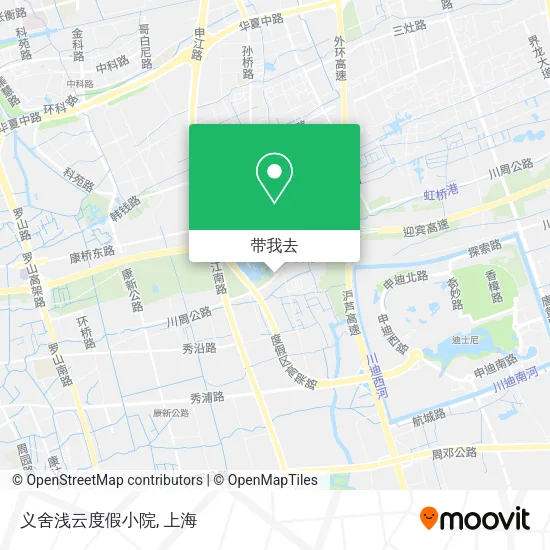 义舍浅云度假小院地图