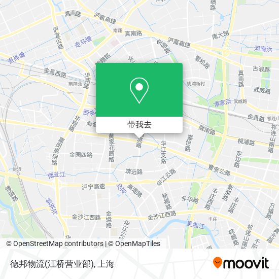 德邦物流(江桥营业部)地图