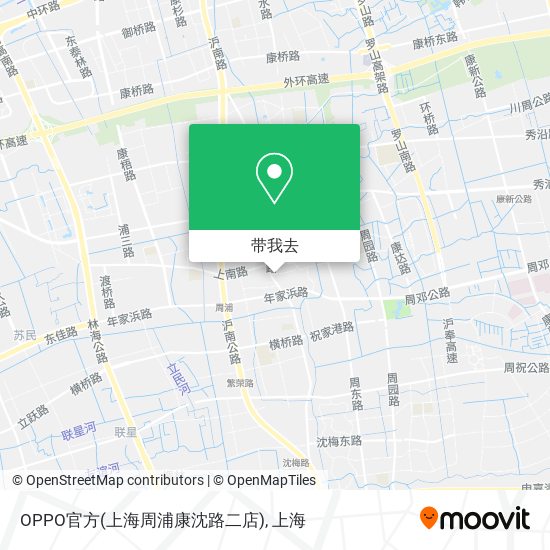 OPPO官方(上海周浦康沈路二店)地图