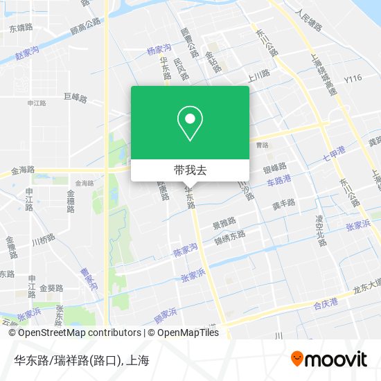 华东路/瑞祥路(路口)地图