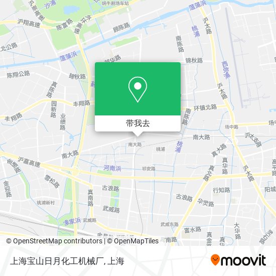上海宝山日月化工机械厂地图