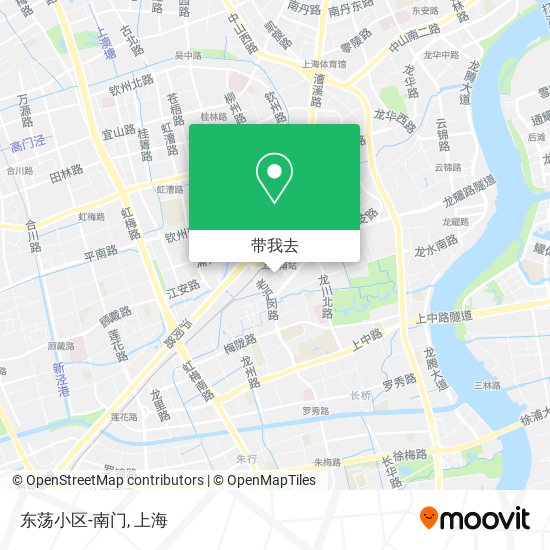 东荡小区-南门地图