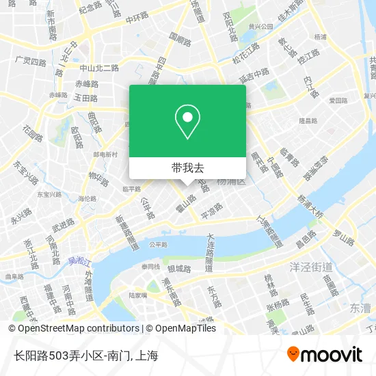 长阳路503弄小区-南门地图