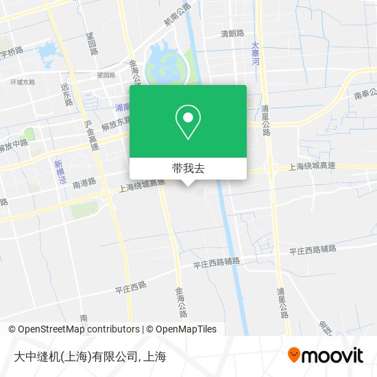 大中缝机(上海)有限公司地图