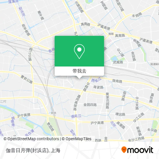 伽音日月弹(封浜店)地图