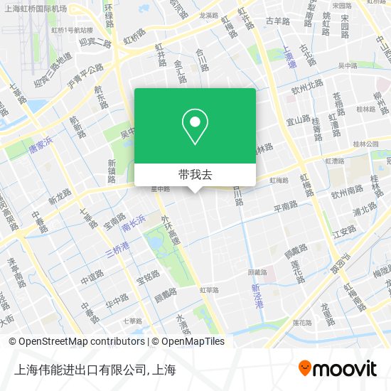 上海伟能进出口有限公司地图