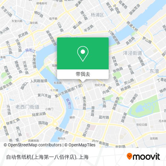 自动售纸机(上海第一八佰伴店)地图