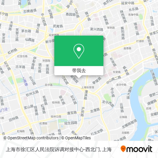 上海市徐汇区人民法院诉调对接中心-西北门地图