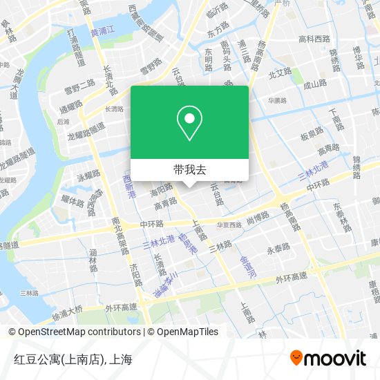红豆公寓(上南店)地图
