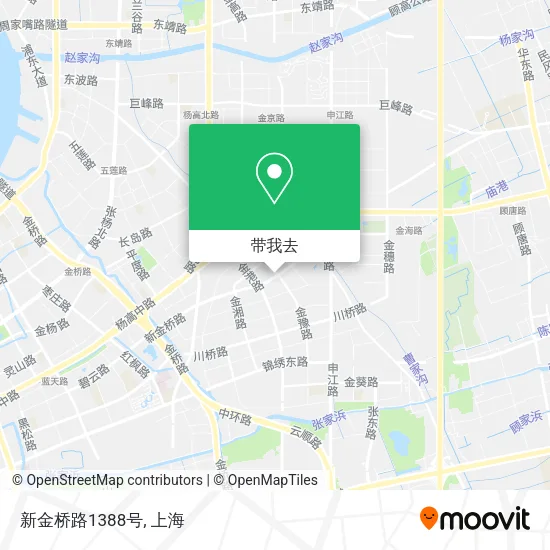 新金桥路1388号地图