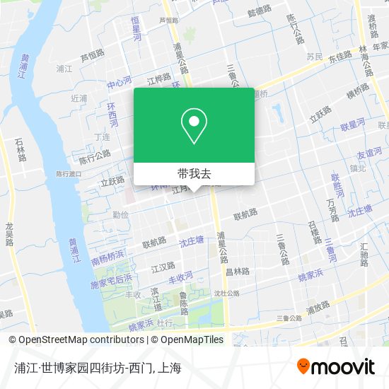 浦江·世博家园四街坊-西门地图