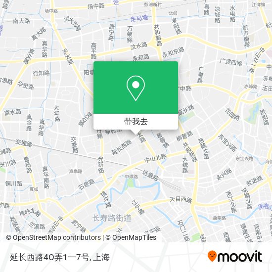 延长西路4O弄1一7号地图