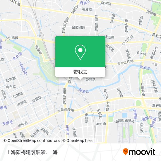 上海阳梅建筑装潢地图