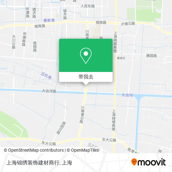 上海锦绣装饰建材商行地图