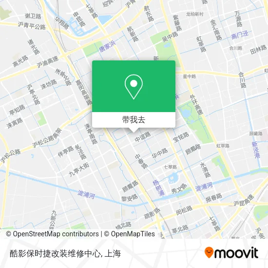 酷影保时捷改装维修中心地图