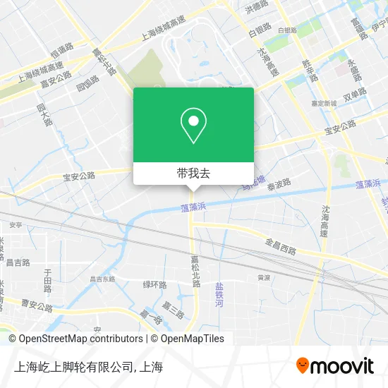 上海屹上脚轮有限公司地图