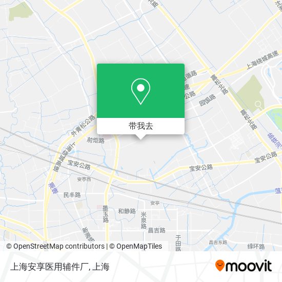 上海安享医用辅件厂地图