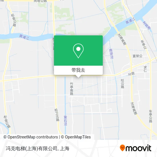 冯克电梯(上海)有限公司地图