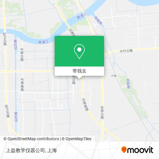 上益教学仪器公司地图